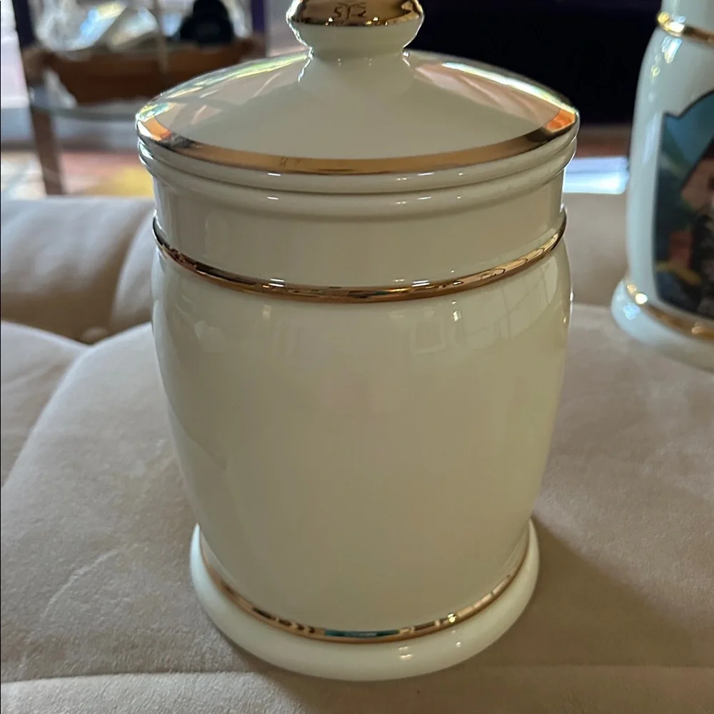 1991 Hummel Danbury Mint Porcelain Jar Canister Germany Little Goat Herder
